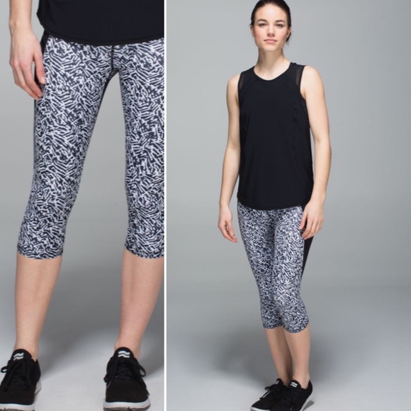 Lululemon Run:Top Speed Crop Capri Leggings size 10 - Picture 9 of 11